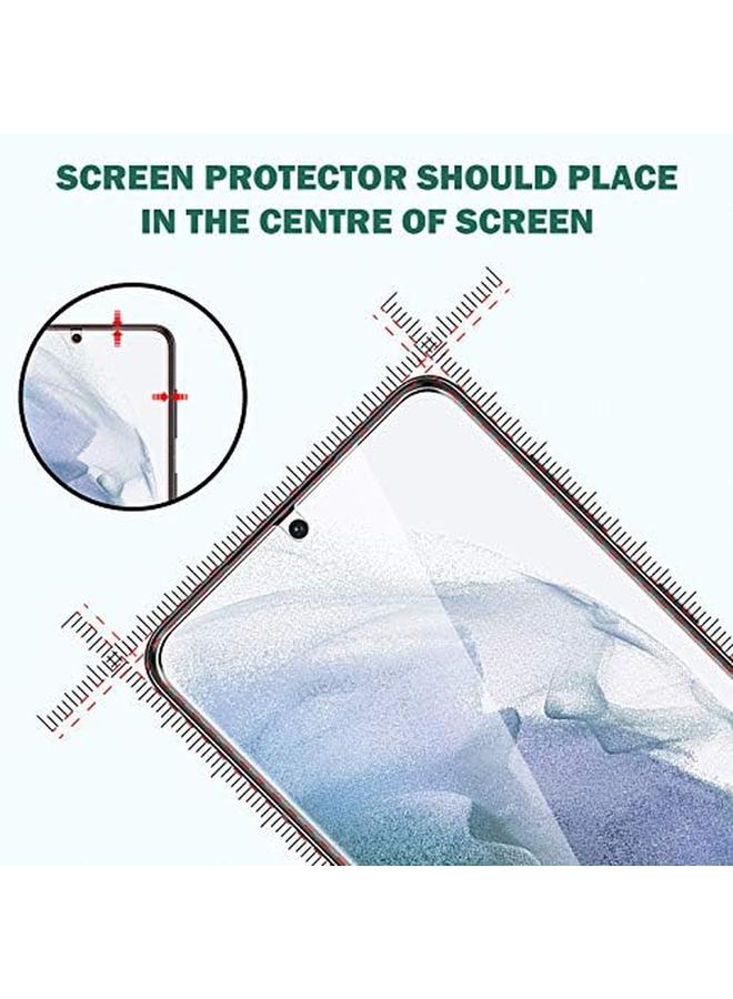 erorex 3 Pack Compatible For Samsung Galaxy S21 Plus 6.7 Inch, Not Glass Flexible Screen Protector Support Fingerprint Unlock Bubble Free Easy Installation Tool  - Image 3
