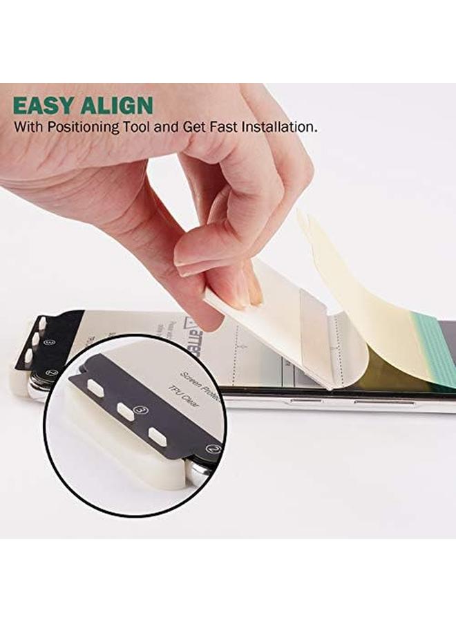 erorex 3 Pack Compatible For Samsung Galaxy S21 Plus 6.7 Inch, Not Glass Flexible Screen Protector Support Fingerprint Unlock Bubble Free Easy Installation Tool  - Image 4