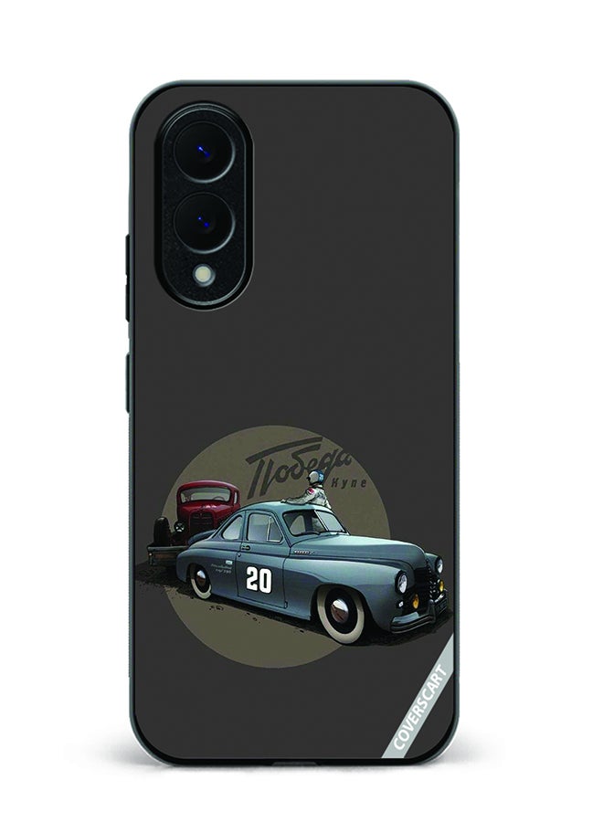 COVERSCART Protective Case Cover For Samsung Galaxy S25 Edge Thosega Design Black