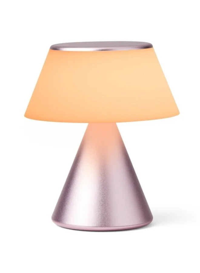 LEXON LIGHT PINK Luma M Portable LED Lamp With Synchronization Feature  | Best Price UAE