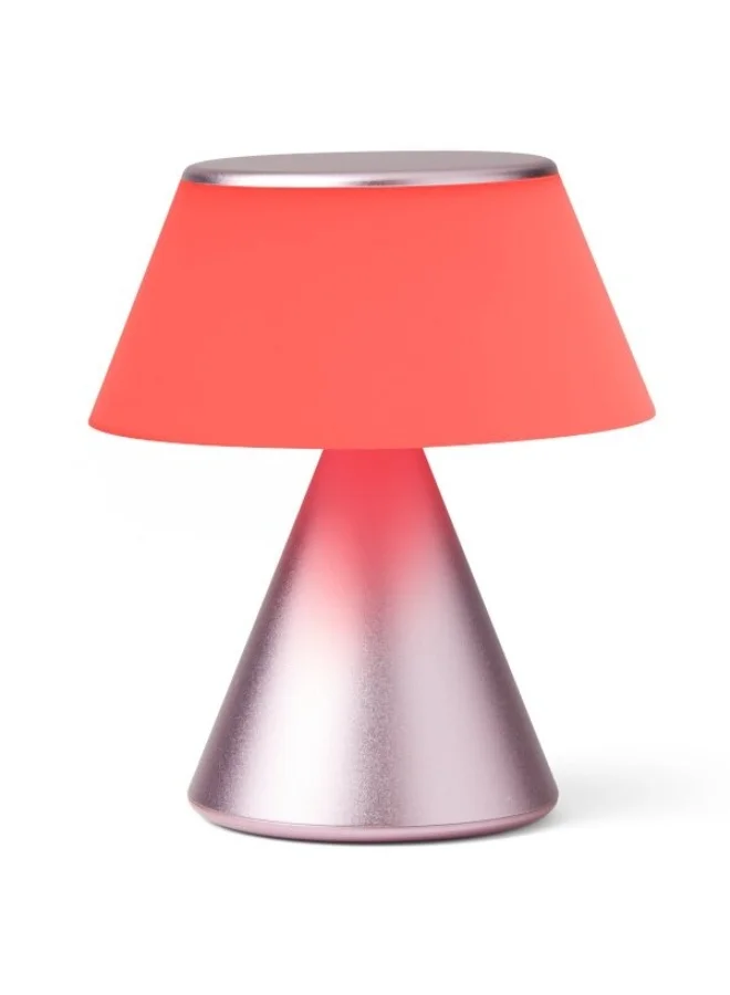 LEXON LIGHT PINK Luma M Portable LED Lamp With Synchronization Feature  | Best Price UAE