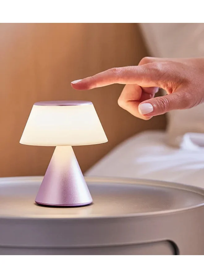 LEXON LIGHT PINK Luma M Portable LED Lamp With Synchronization Feature  | Best Price UAE