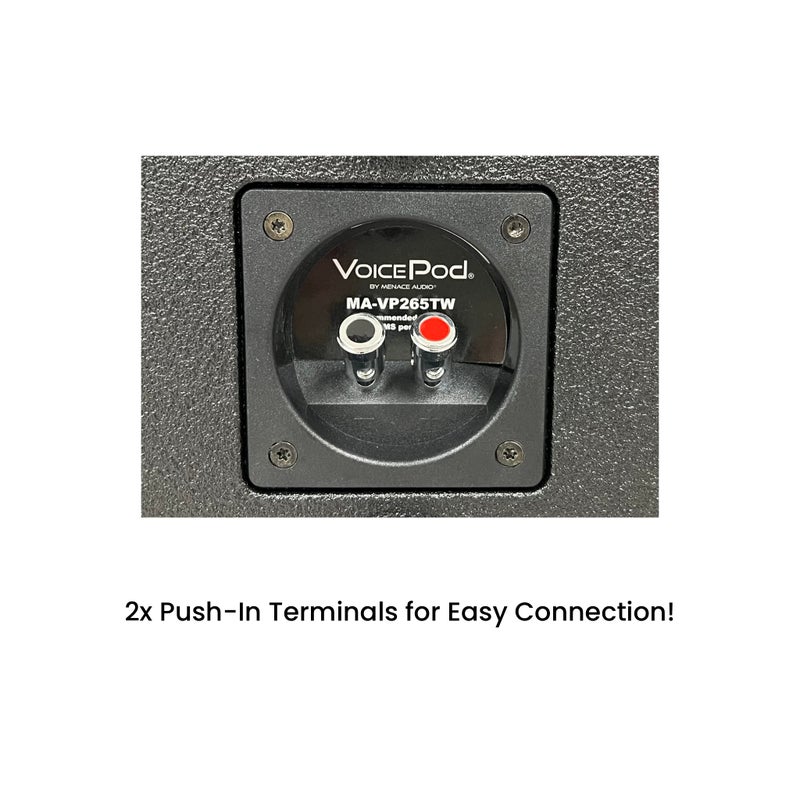 MENACE AUDIO VOICEBOXÂ® VOICEPODÂ® by MENACE AUDIOÂ® Dual 6.5" Empty Midrange Enclosure - Image 4