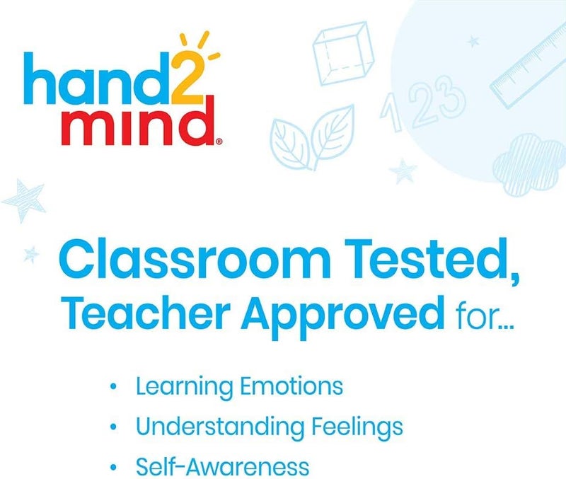 hand2mind See My Feelings Mirror, Play Therapy Toys, Mindfulness for Kids, Emotional Regulation for Kids, Social Emotional Learning Activities, Calm Down Corner Supplies, Calming Corner (Set of 4) - Image 2