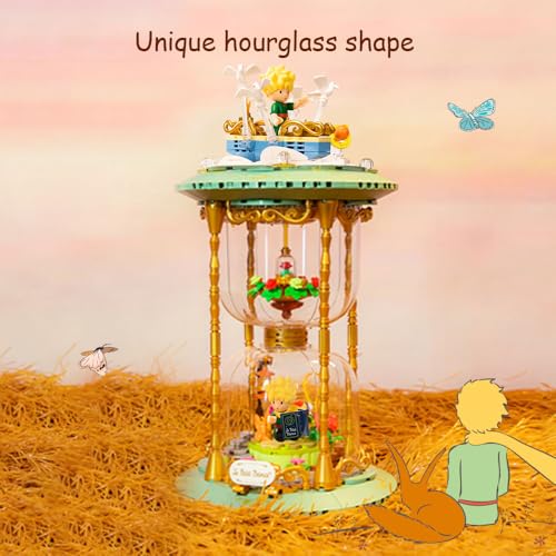 PANTASY The Little Prince Hourglass Building Blocks Set Construct Create Play Building Kit for Adults Home and Office - Image 5
