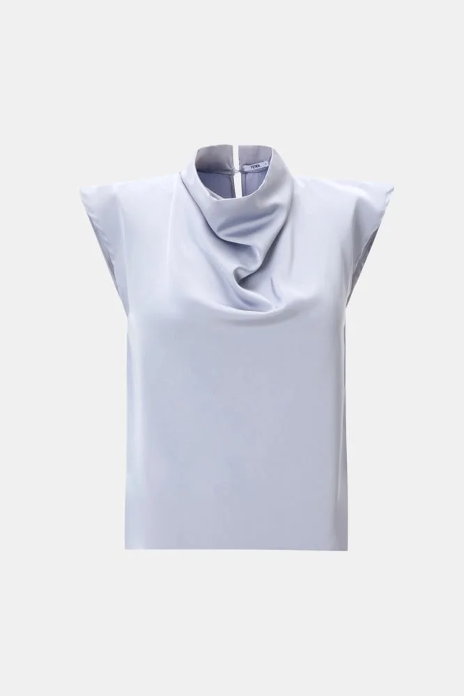 Tenda Draped-neck blouse