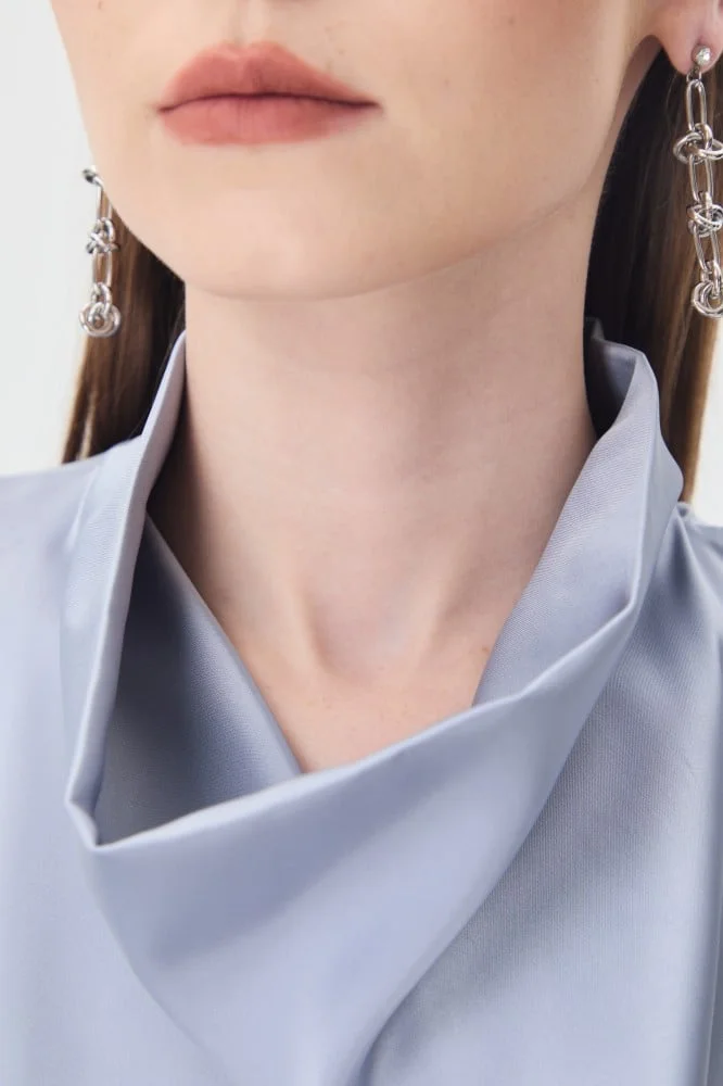 Tenda Draped-neck blouse