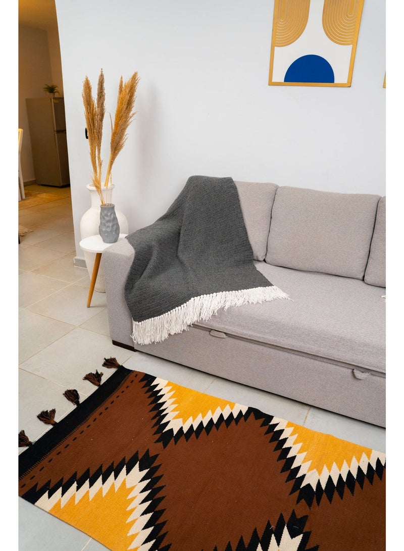 handmade cotton rug -180*90 cm - Image 2