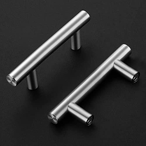 STORE 2508 Stainless Steel Cabinet Handles Pulls 4 Inches (Brushed Steel Pack of 24) - Image 2