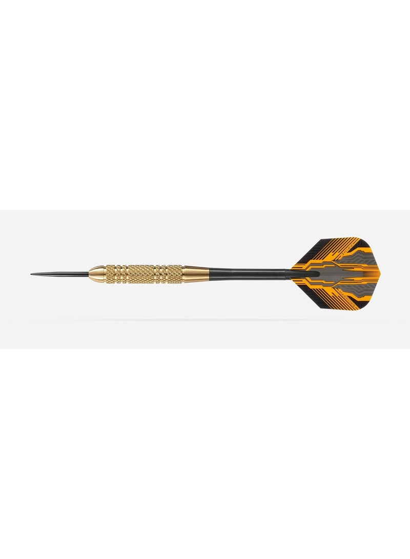 Harrows Club Brass Darts BD10119 22g Steel Tip Dart Set – Precision Balanced Brass Barrels for Accuracy & Control - Image 1