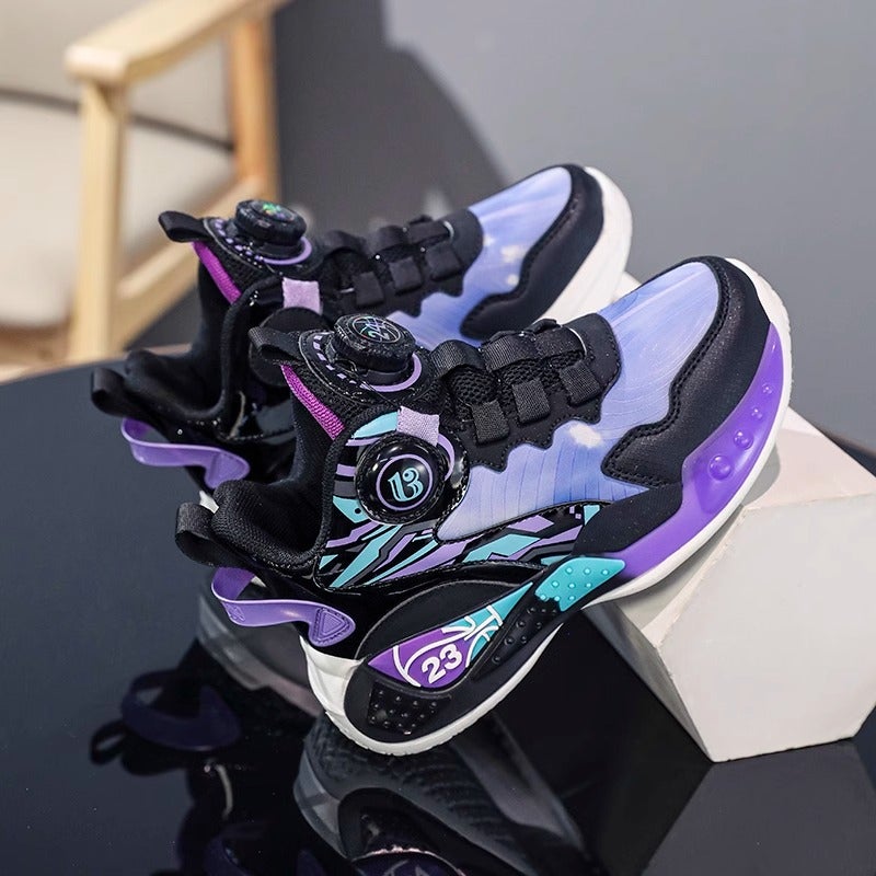 Chinese Goods Joint Name Boys Shoes Fleece-Lined Cotton Shoes Children'S Big Children Sneaker Basketball Shoes - Image 3