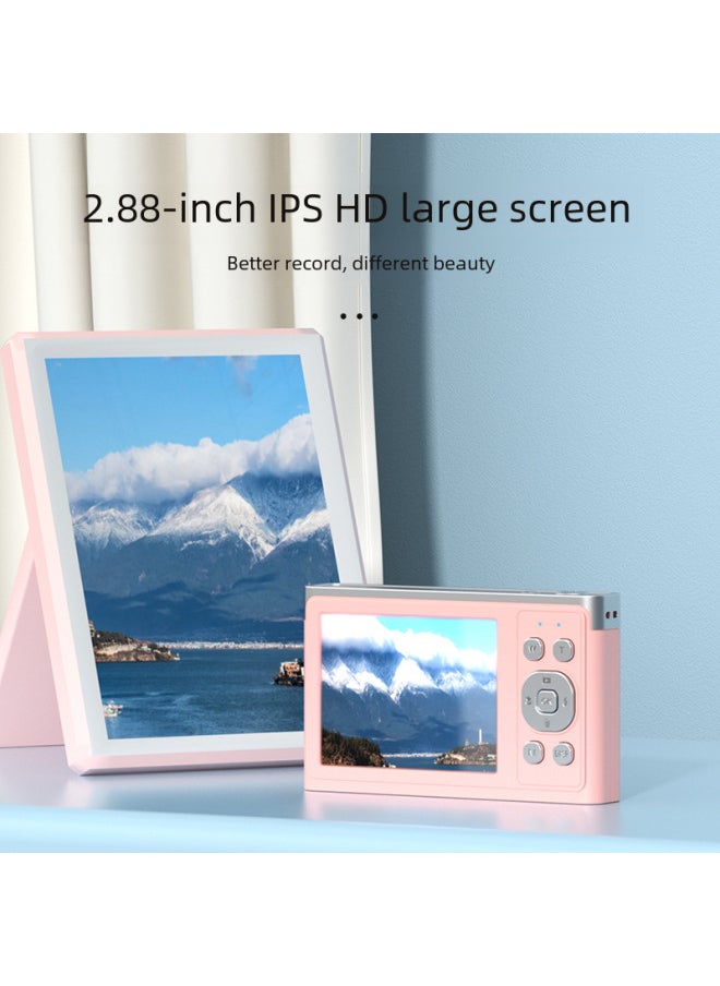 Generic 5000mp High-definition Ccd Mirrorless Camera 4k Video Recording Vintage Vlog Student Selfie Video Camera-Body Color:32G Memory Card  - Image 4