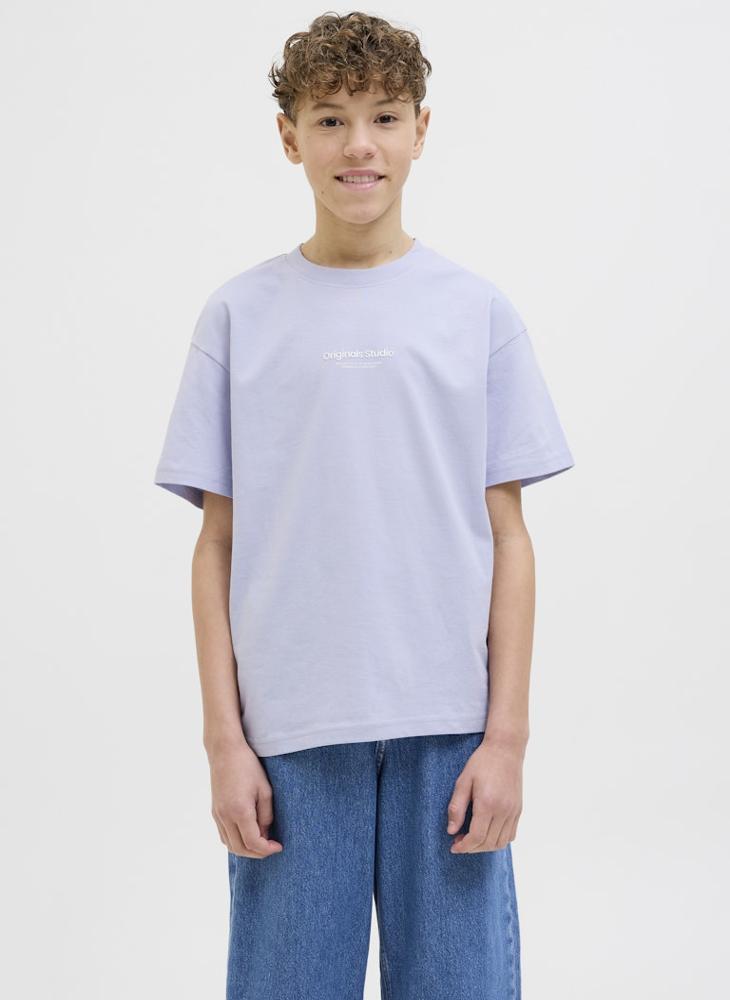 Jack & Jones Junior - Youth Logo Crew Neck T-Shirt - Image 1
