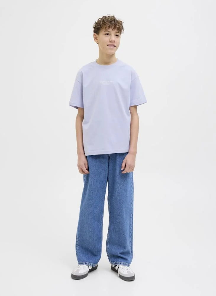 Jack & Jones Junior Youth Logo Crew Neck T-Shirt