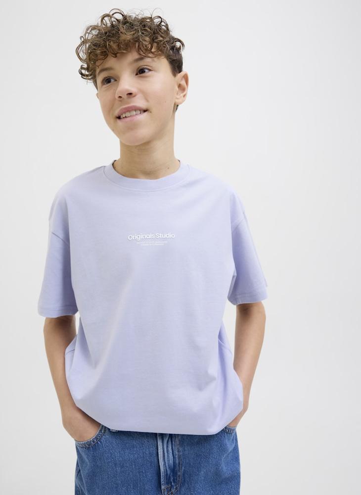 Jack & Jones Junior - Youth Logo Crew Neck T-Shirt - Image 1