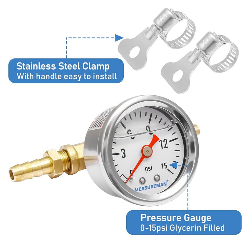 MEASUREMAN Fuel Pressure Gauge Kit - Image 3