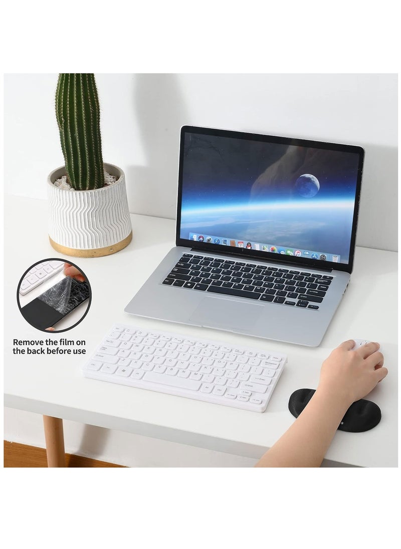 SYOSI Mouse Wrist Rest for Desk Soft Memory Foam Wrist Support for Mouse Ergonomic Hand Rest Pad for Office Gaming Computer Laptop Odorless Breathable with Anit Slip Silicone Bottom Easy Typing  - Image 3