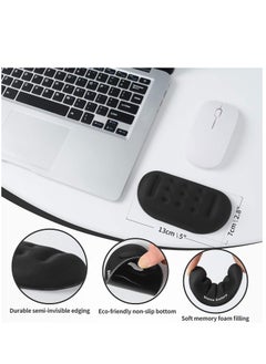 SYOSI Mouse Wrist Rest for Desk Soft Memory Foam Wrist Support for Mouse Ergonomic Hand Rest Pad for Office Gaming Computer Laptop Odorless Breathable with Anit Slip Silicone Bottom Easy Typing  - Image 4