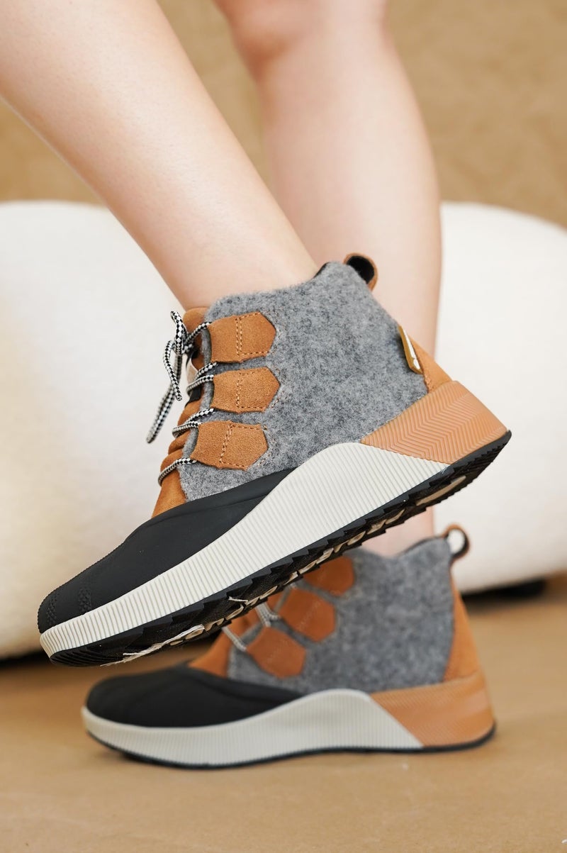 Project Cloud Waterproof Snow Boots for Women - Memory Foam Insole Non-Slip Womens Snow Boots & Winter Shoes with Shoe Lace - Lightweight Indoor Outdoor Shoes (Rhianon, GREY, 8.5) - Image 2