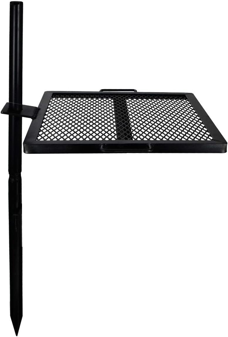 GameMaker Open Fire Cooking Grill – Portable Campfire Grill for Open Flame Cooking, Firepits, Outdoor Fire Rings & Camping – Heavy-Duty, Easy Setup & Adjustable Height - Image 1