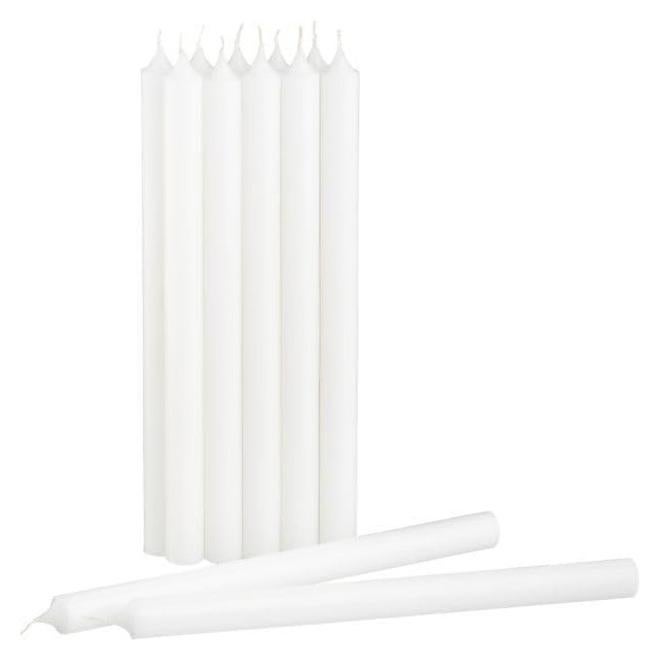 Sakha Candle Lukadah Premium Quality Unscented Taper Candles, Long Burning Hours, Decorative Taper Candles, SPA Candles, Romantic - Dripless Clean Burning Smokeless Dinner Candle | 8 Pcs - Image 1