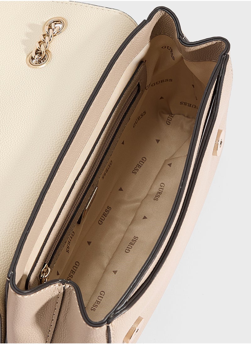 GUESS Eco Ali Convertible Crossbody Flap  - Image 5