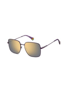 Polaroid Women's Polarized Square Sunglasses - Pld 6194/S/X Violet Millimeter - Lens Size: 56 Mm  - Image 1