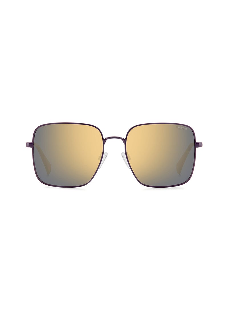 Polaroid Women's Polarized Square Sunglasses - Pld 6194/S/X Violet Millimeter - Lens Size: 56 Mm  - Image 3