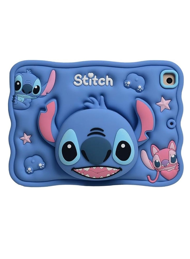Lilo and Stitch 3D Silicone Design Case with Kickstand for iPad 6th/5th Generation (9.7 inch, 2018/2017), iPad Pro 9.7 inch 2016, iPad Air 2 / iPad Air 1st Generation  - Image 1