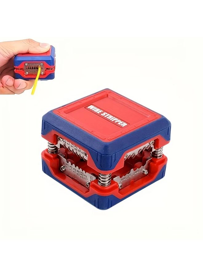 Automatic Wire Stripper Cutter and Puller Tool with Ergonomic Handle Safety Lock - Image 1