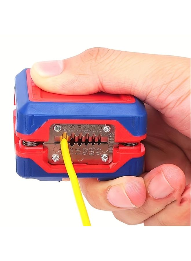 Automatic Wire Stripper Cutter and Puller Tool with Ergonomic Handle Safety Lock - Image 2