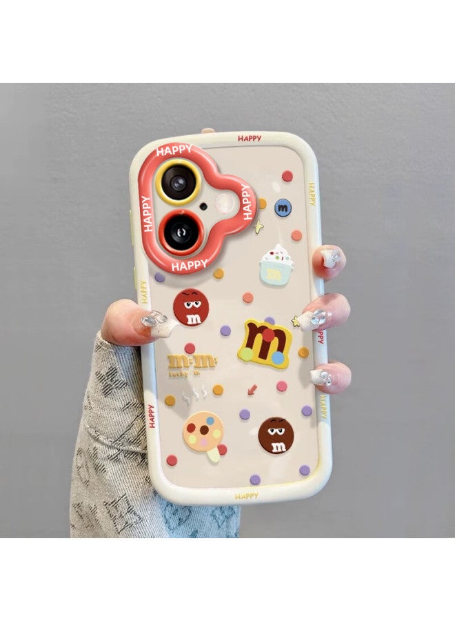 Sehan World Korean Apple 16 Phone Case Iphone 16 Protective Cover With Lanyard Full Cover Lens Anti-Fall Soft Shell High-End Creative Men And Women Models Protective Shell Painted Cartoon Lens Full Cover - Image 2