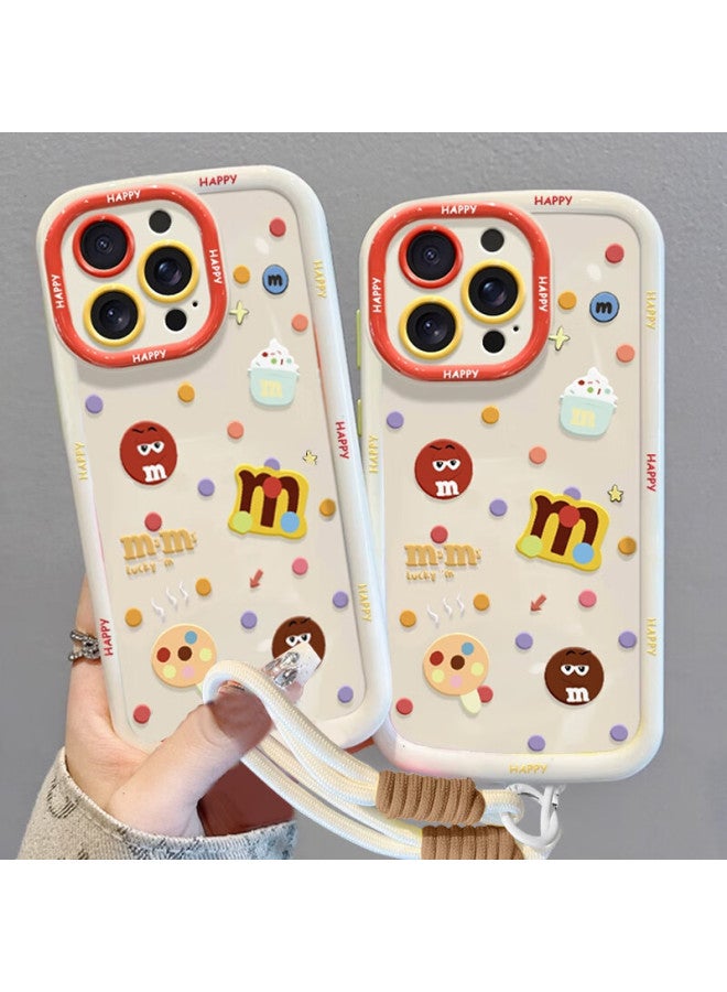 Sehan World Korean Apple 16 Phone Case Iphone 16 Protective Cover With Lanyard Full Cover Lens Anti-Fall Soft Shell High-End Creative Men And Women Models Protective Shell Painted Cartoon Lens Full Cover - Image 5