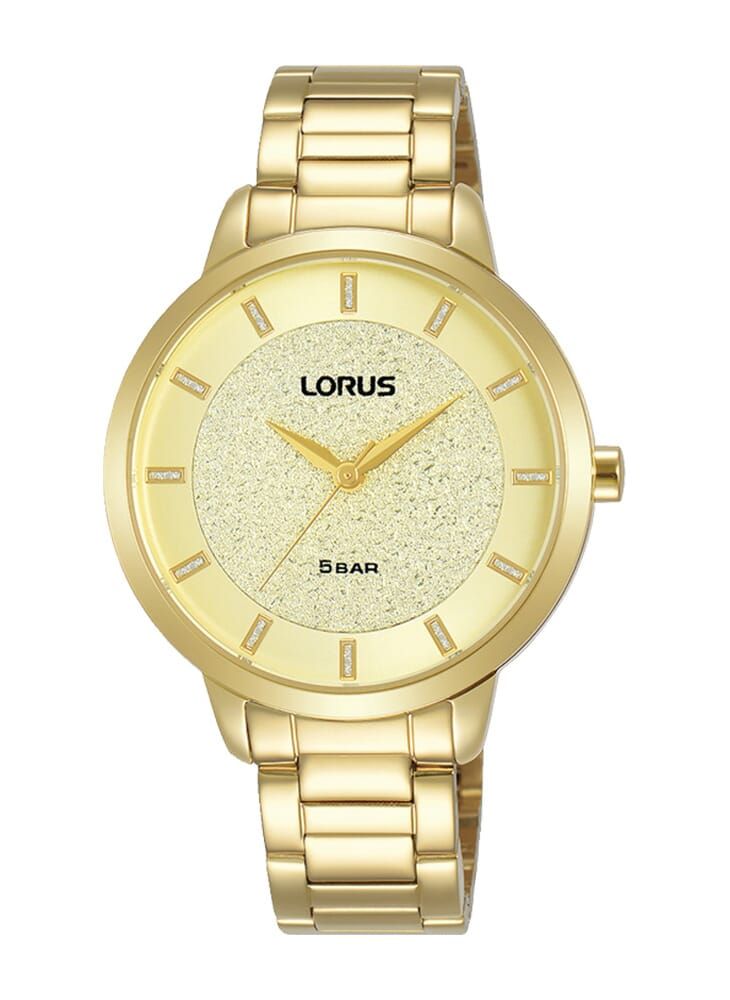 LORUS ساعة لوروس لايت شامبانيا صن رايز انالوج كوارتز ستانلس ستيل للنساء RG290SX9 - Image 1