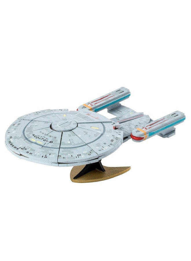 IncrediBuilds Star Trek The Next Generation Enterprise 3D Wood Puzzle Model Figure Kit (50 Pcs) - Build & Paint Your Own 3-D Space Ship Toy - Officially Licensed - No Glue Required - Gift for Kids, Teens & Adults - Image 2