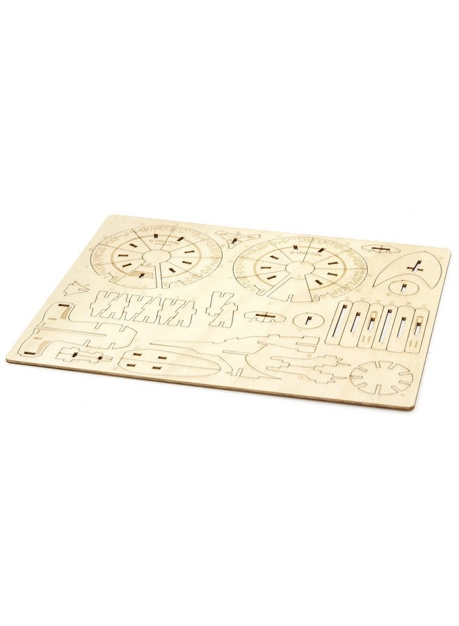 IncrediBuilds Star Trek The Next Generation Enterprise 3D Wood Puzzle Model Figure Kit (50 Pcs) - Build & Paint Your Own 3-D Space Ship Toy - Officially Licensed - No Glue Required - Gift for Kids, Teens & Adults - Image 4