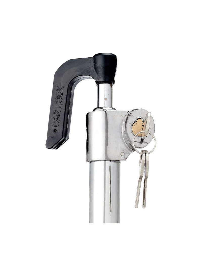 Automobile Lock Clutch The Steering Wheel Lock - Silver Black - Image 4