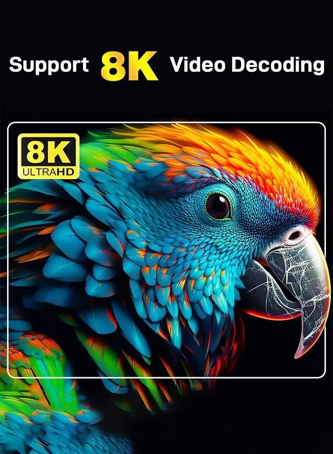 تلفزيون 8K Ultra HD تلفزيون مربع التلفزيون أندرويد 14.0 يدعم جهاز العرض التلفزيون والهاتف المحمول ، مربع التلفزيون - Image 5