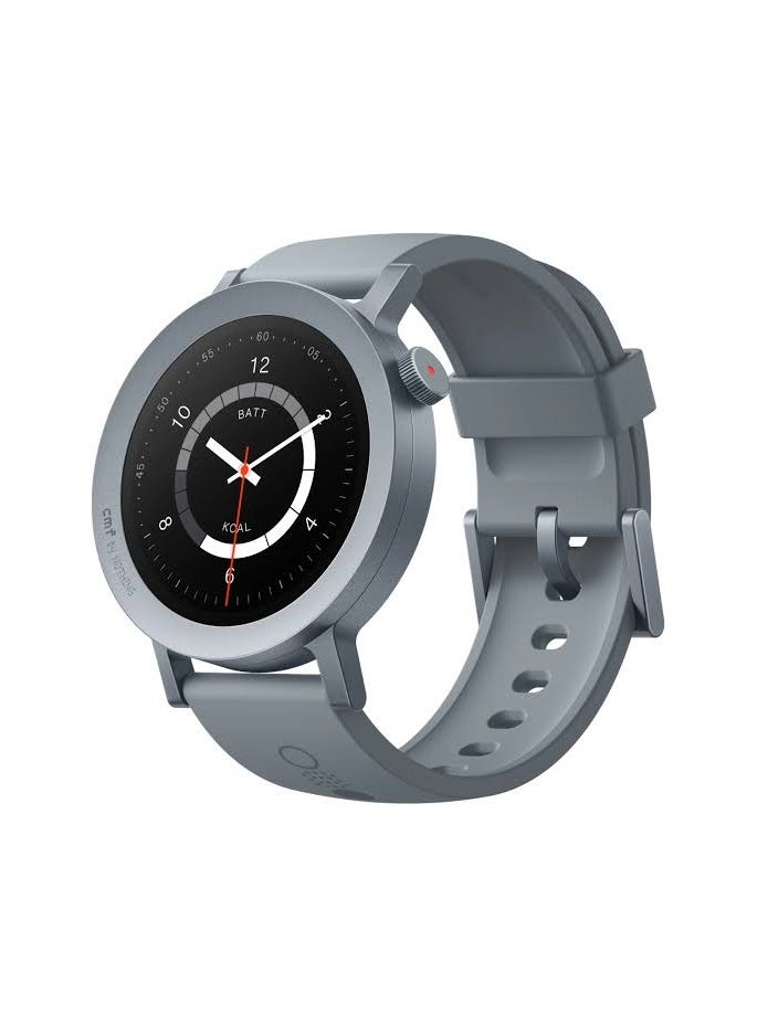 cmf pro 2 smart watch Grey color 305mAh battery Bluetooth 5.3, GPS Bluetooth calling