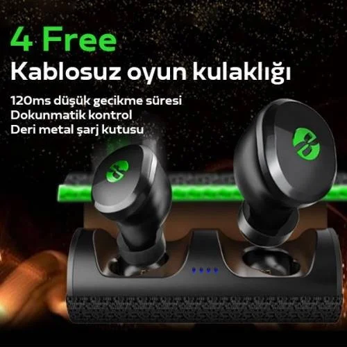 بولهاموبيل Polham Low Ms Gaming Bluetooth Headset with Microphone, Water and Sweat Proof Gaming Headset