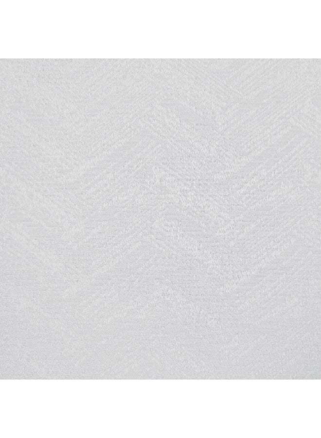ميكاسا ستائر رول جاكار من مادة متينة سهلة التركيب بلون رمادي وبأبعاد 240 × 150 سم 2023WB071 - Image 4