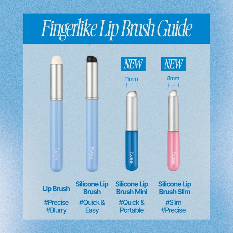 fwee Fingerlike Silicone Lip Brush | Multi-purpose Makeup Blending Brush with Lid - Image 3