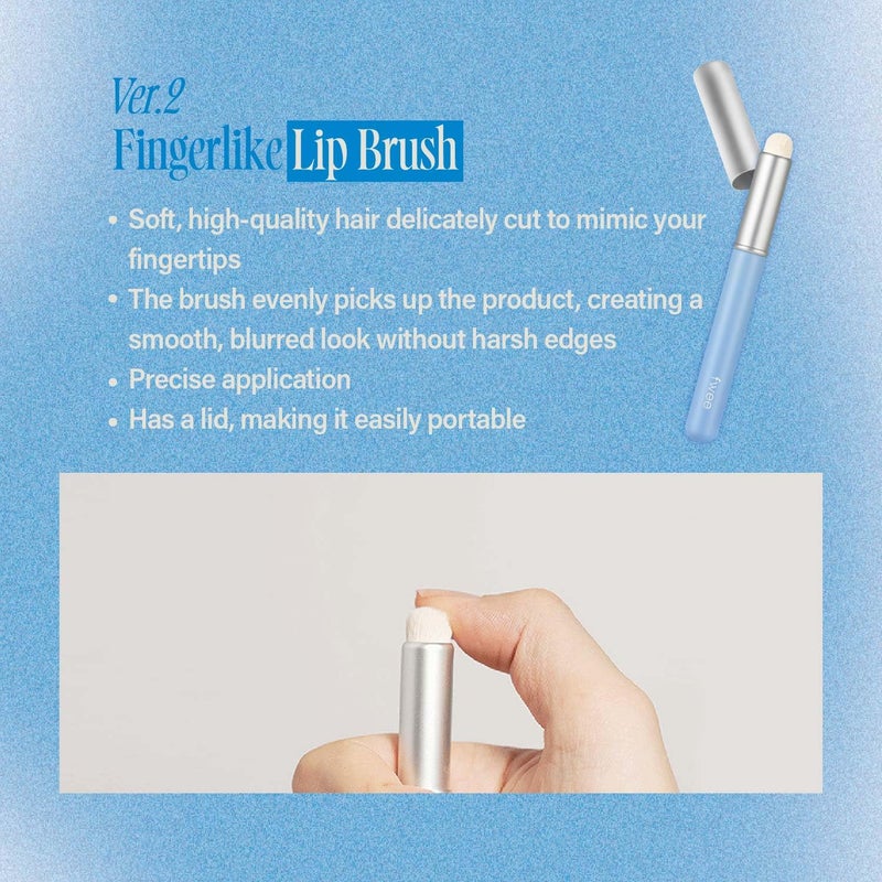 fwee Fingerlike Silicone Lip Brush | Multi-purpose Makeup Blending Brush with Lid - Image 5