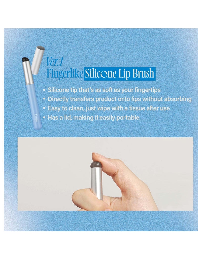 fwee fwee Fingerlike Silicone Lip Brush | Multi-purpose Makeup Blending Brush with Lid  - Image 3