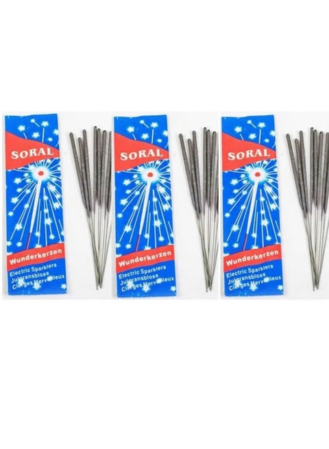 Spark Stars Night (30 Sticks 3 Boxes 10 Sticks Each Box) Spark Candles