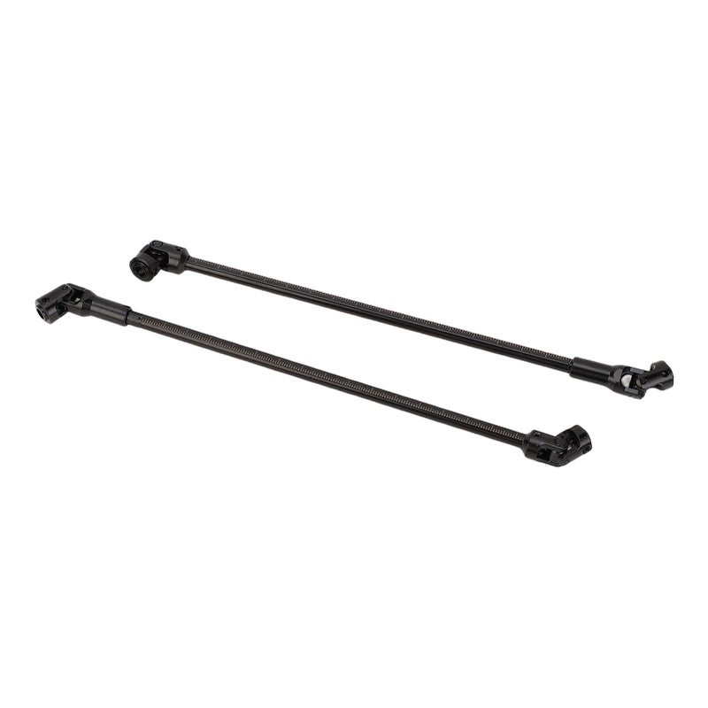 2PCS RC Crawler Driveshafts Stainless Steel Cutting Length Universal RC Joint Drive Shafts for 1/10 LCG Black - Image 4
