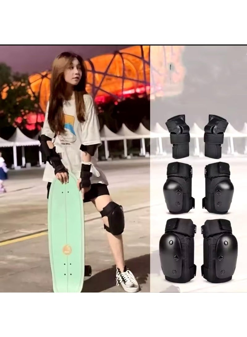 Cougar 6 in 1 Kids/Adults Knee Pads Elbow Pads Wrist Pads Sport Protective Gear Set for Cycling Skateboard Roller Skating - Image 4