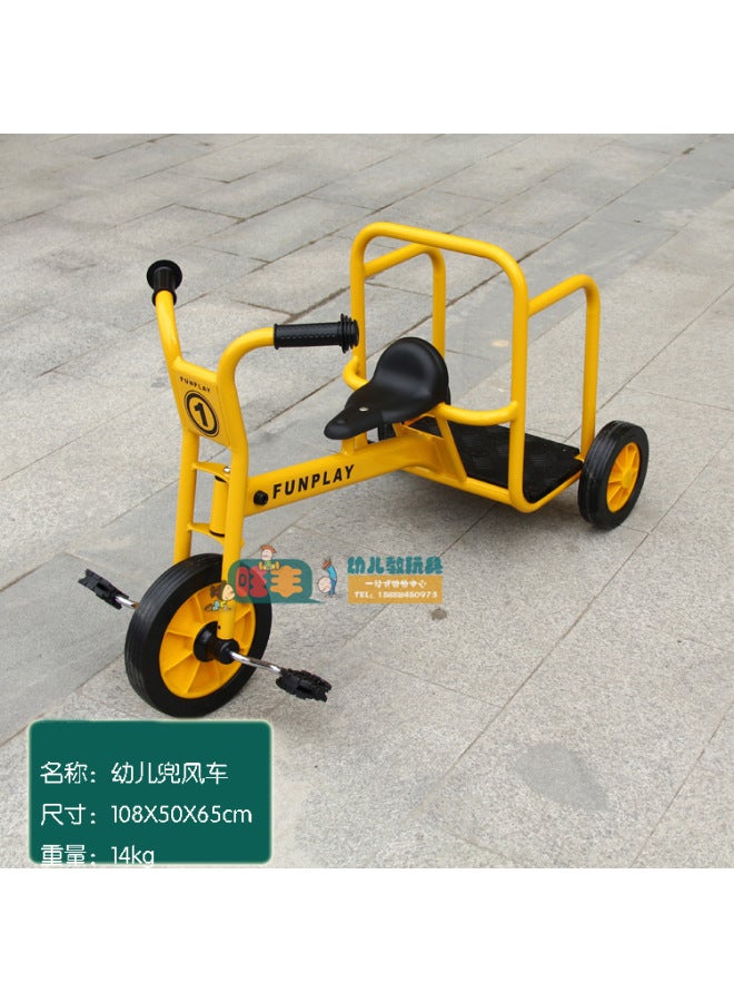 Kindergarten Children's Bicycle Van Stroller Tricycle Scooter Pedal Bicycle - Image 3