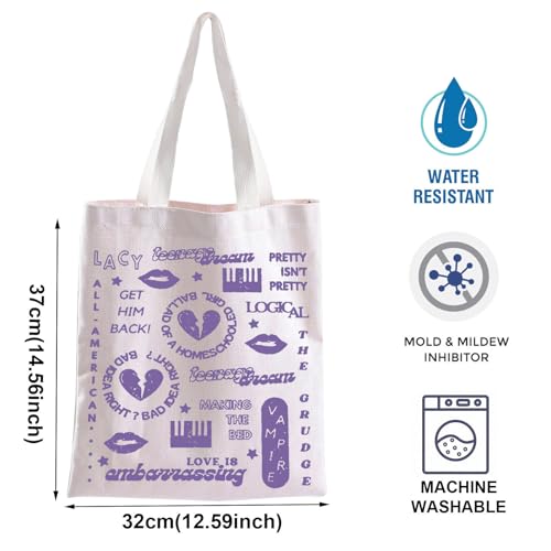 BLUPARK Singer Inspired Tote Bag Singer Gift Singer Merch Singer Merchdasine Singer Fans Gift Music Lover Tote Bag (G Album Tote) - Image 2