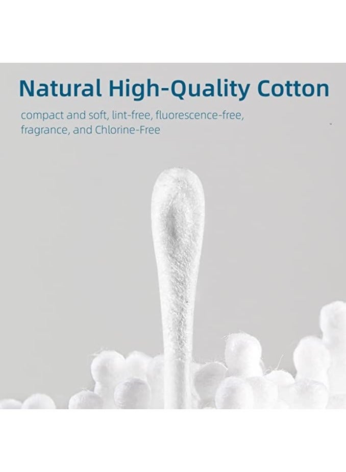 Be a better mom Baby Cotton Swabs Fragrance and Chlorine Free Kids Safety Swabs 100% Biodegradable Gentle Baby Swabs, Double Tipped Cotton Buds with Paper Stick - Image 3